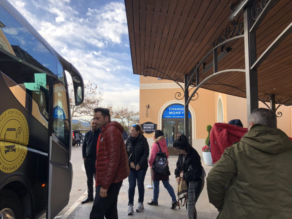 帰りのシャトル