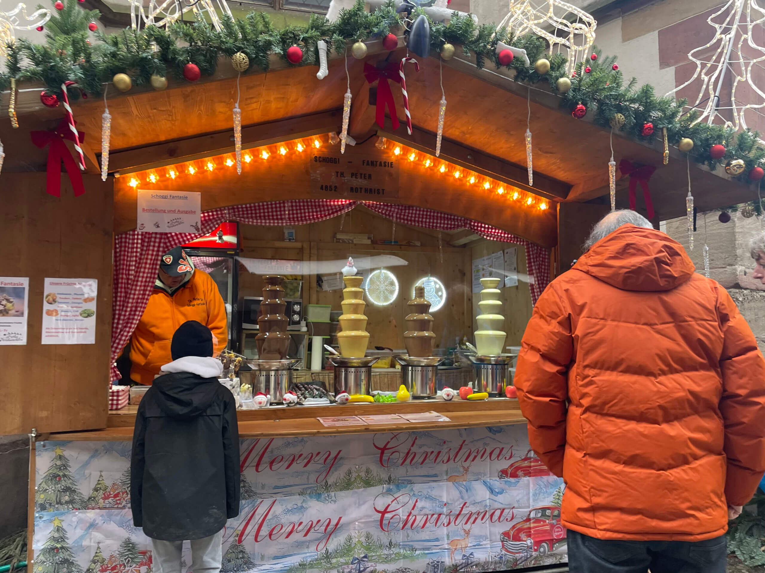 チョコフォンデュのお店