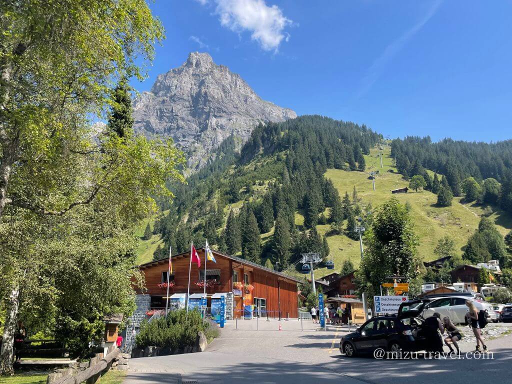 Kanderstegのゴンドラ駅