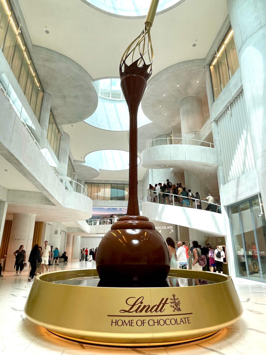 Lindt Home of Chocolate（リンツ・ホーム・オブ・チョコレート）のチョコレートフォンデュ