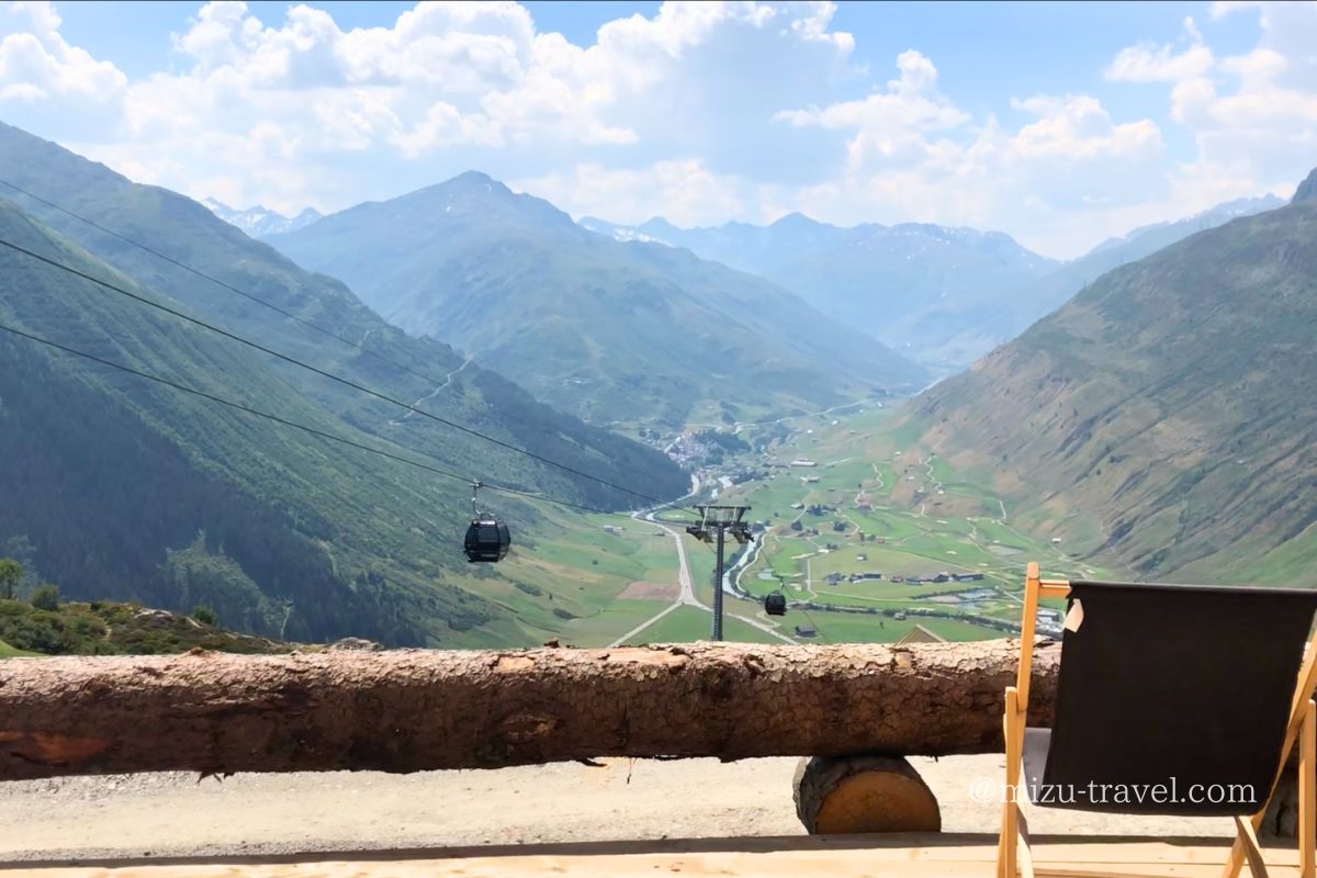 Restaurant Mattiからの景色