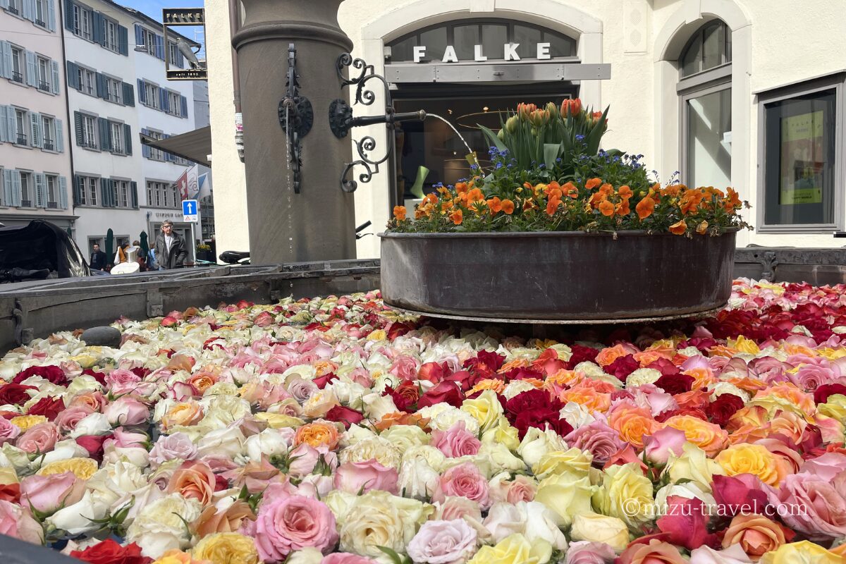 Rennwegのローズファウンテン